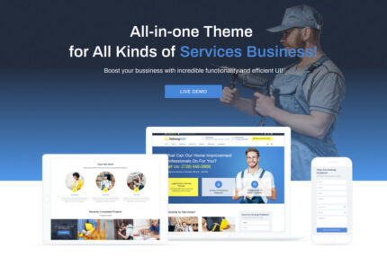 JohnnyGo - Multipurpose Home Services WordPress Theme - Features Image 1