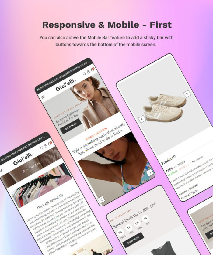 Gioielli - Fashion &  Accessory High level Shopify 2.0 Multi-purpose Responsive Theme - Features Image 6