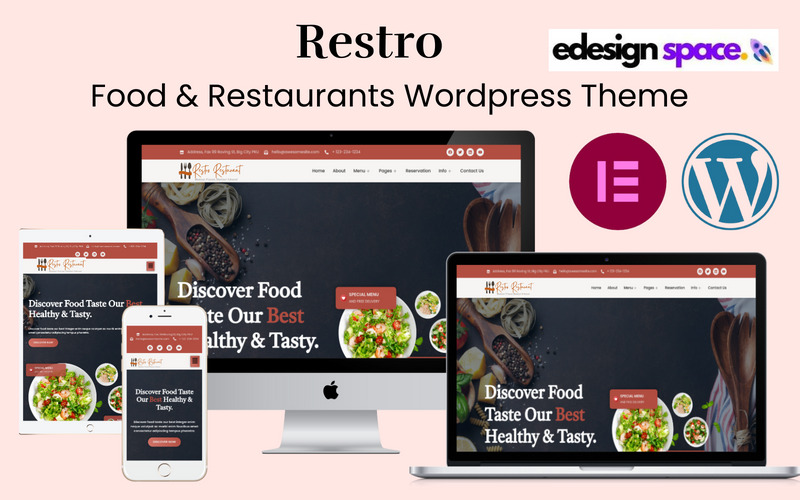 Restro  - Food & Restaurant WordPress Theme - Features Image 1