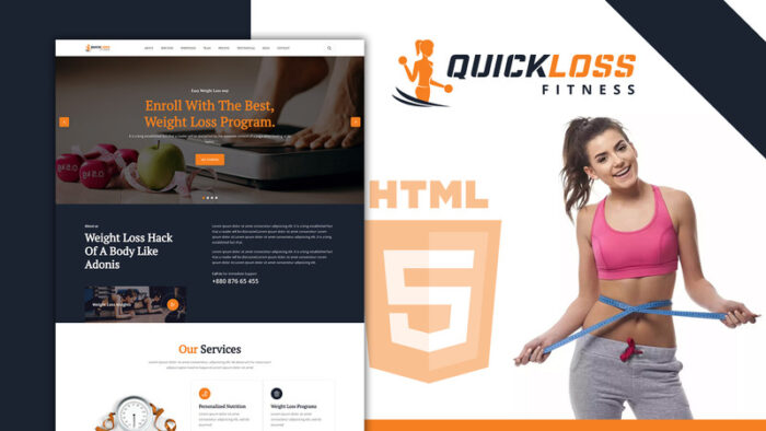 Quickloss Weight Loss Clinic Landing Page Template - Features Image 1