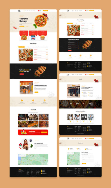 Burger & Pizza Cafe - Elementor WordPress Theme for Fast Food Restaurants - Features Image 1