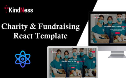 kindness - Charity & Fundraising React Website Template - Features Image 1