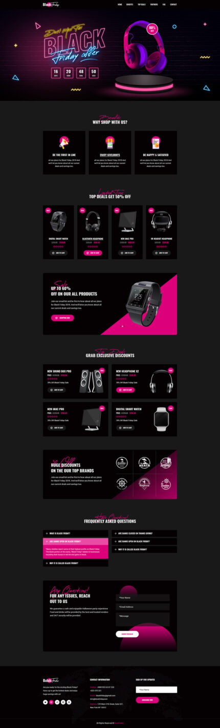 Blackfridos - Black Friday Landing Page Template - Features Image 1