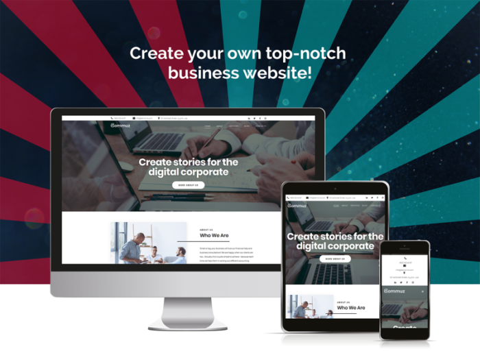 Commuz - Business Multipurpose Modern WordPress Elementor Theme - Features Image 1