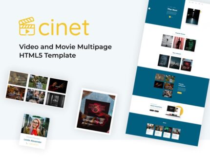 Cinet - Movie Streaming HTML5 Website Template - Features Image 1