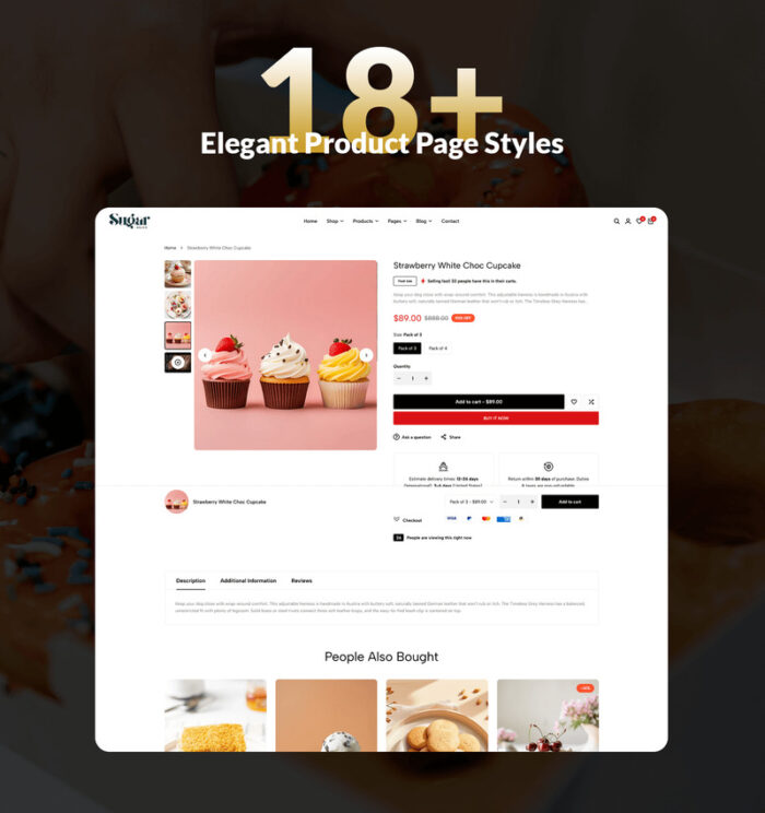 Sugar & Slicee - Sweet Bakery Store Shopify Theme - Features Image 7