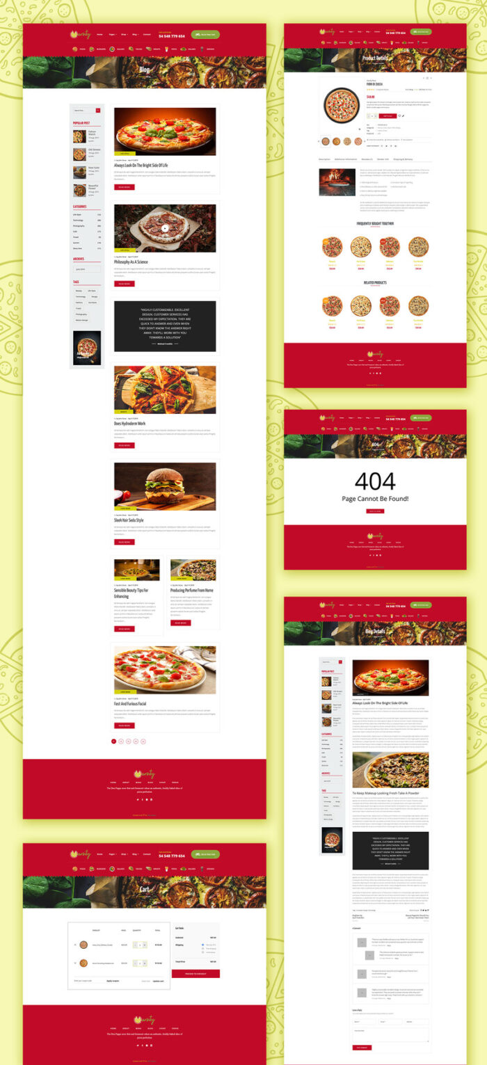 Varsity Pizza - Multipurpose eCommerce HTML Template - Features Image 2