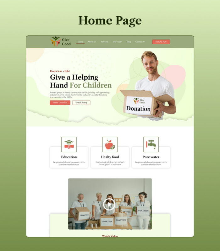 Give Good Non Profit Organization HTML5 Website template - Features Image 5