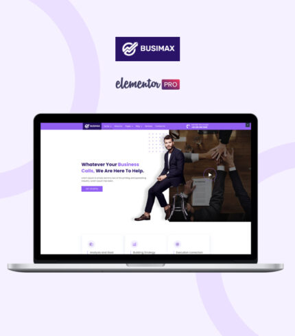 Busimax - Business And Consulting Services Ready to Use Elementor Kit - Features Image 1