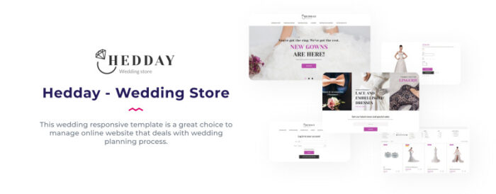 Hedday- Wedding Responsive Template PrestaShop Theme - Features Image 3