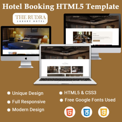 The Rudra - Hotel Booking HTML5 Template - Features Image 1