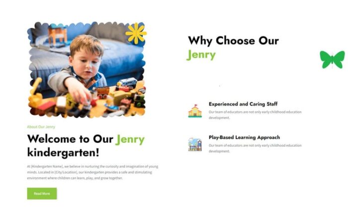 Jenry - Kindergarten & Pre School HTML5 Template - Features Image 7