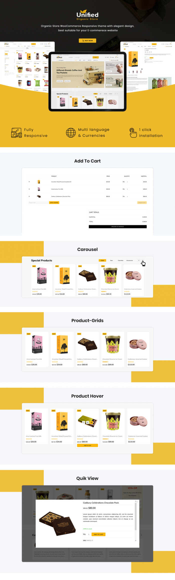 Unified - Grocery Store and Food WooCommerceTheme - Features Image 1