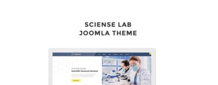 Scientar - Science Lab Multipage Joomla Template - Features Image 1