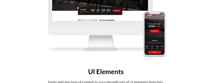 Club Area - Cycling Club Creative Joomla Template - Features Image 2