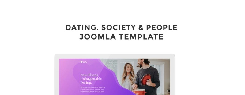 GO - Dating Multipage Elegant Joomla Template - Features Image 1