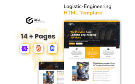 OGLEngineering - Engineering and Logistic HTML5 Website Template - Features Image 1