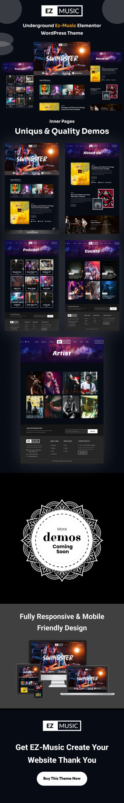 EZ Music – Perfect for Concerts, Events, and Music Studios - Features Image 1