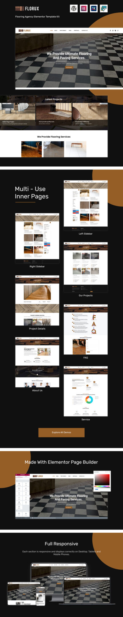 Florux - Paving & Tiling Services Elementor WordPress - Features Image 1