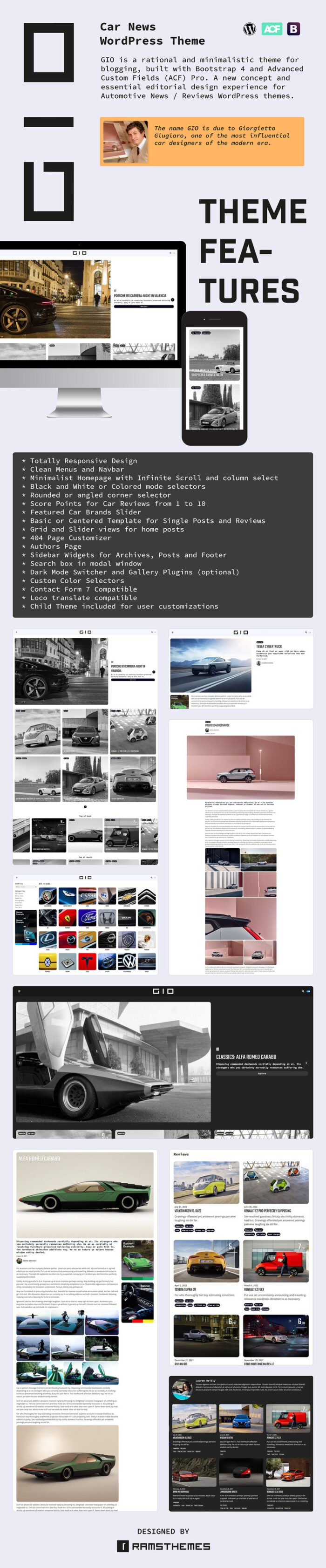 GIO - Car News WordPress Theme - Features Image 1