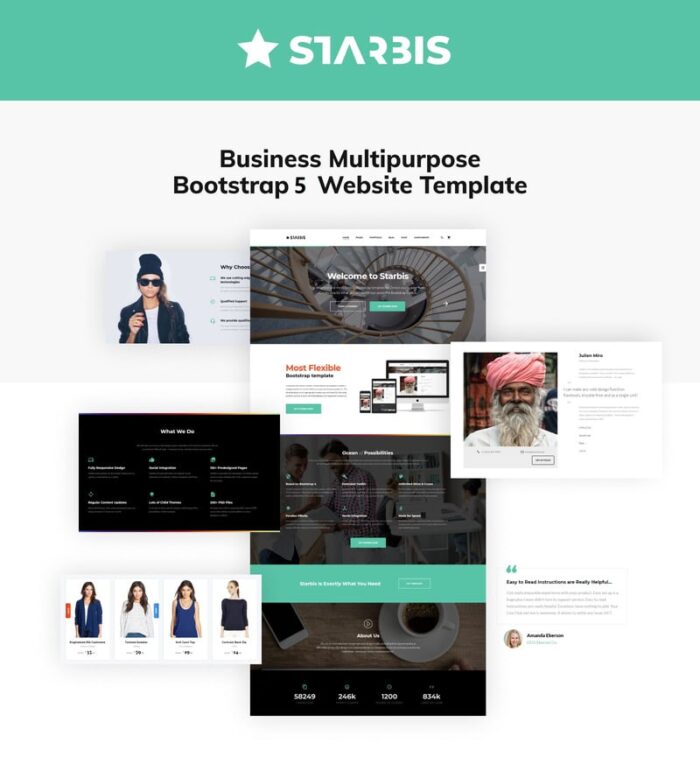 Starbis - Business Multipurpose Bootstrap 5 Website Template - Features Image 2