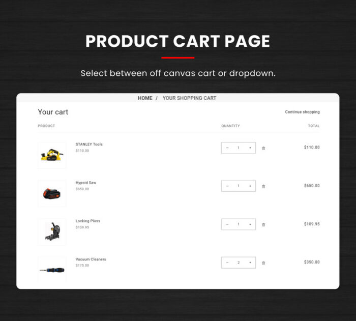 Toolsify Megastore –Tools and Machine Shopify 2.0 Responsive Template - Features Image 12