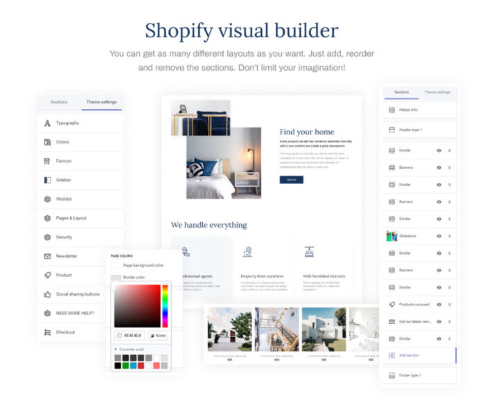 Apparelix Shopify Real Estate Theme - Features Image 2