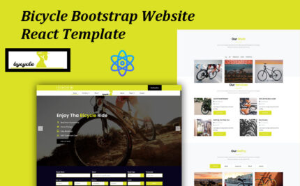 Bicycle - Bootstrap Website React Templates - Features Image 1