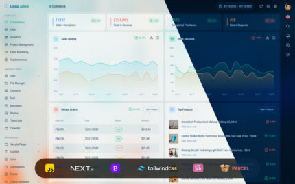 Linear Admin - Multi-purpose admin template - Features Image 1