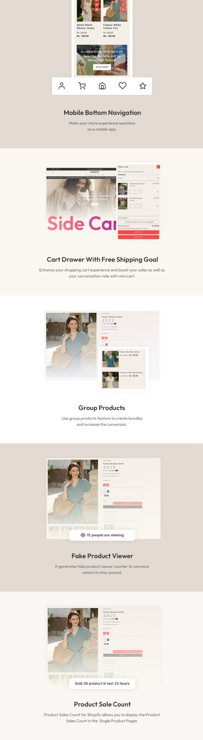 Garment - Premium Fashion & Clothing Multipurpose Shopify 2.0 Responsive Theme - Features Image 4