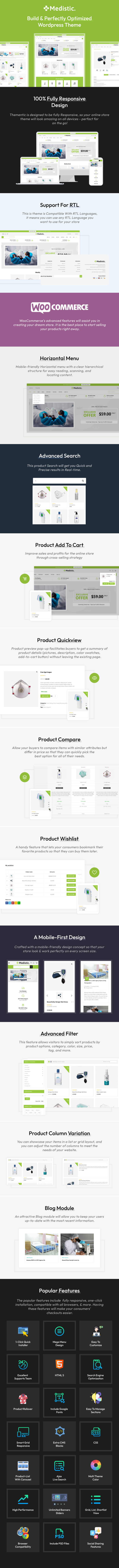 Medistic - The Premium Medical Store WooCommerce Theme - Features Image 1