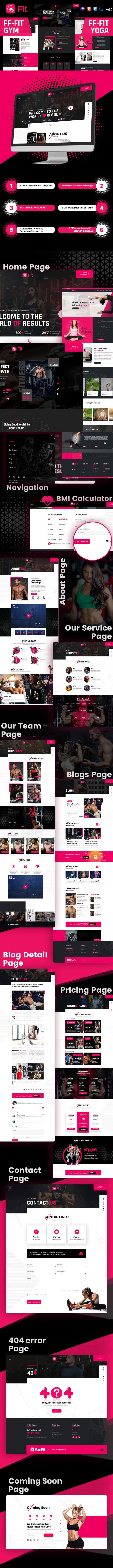 FF-Fit - Fitness HTML5, CSS & JS Responsive - Features Image 1