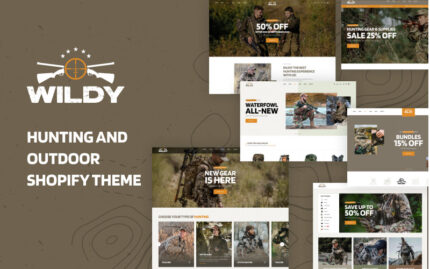 Ap Wildy - Hunting & Outdoor Shopify Theme - Features Image 1