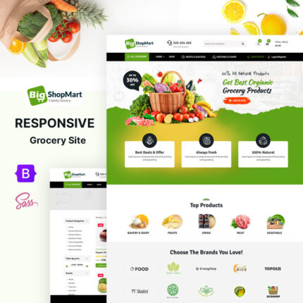 Bigshopmart - Online Grocery Store HTML5 Website Template - Features Image 1