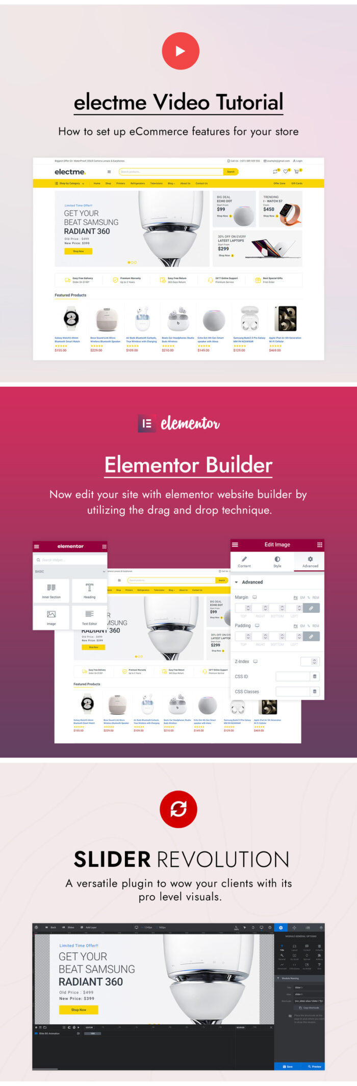 Electme - Electronics and multipurpose WooCommerce Theme - Features Image 4