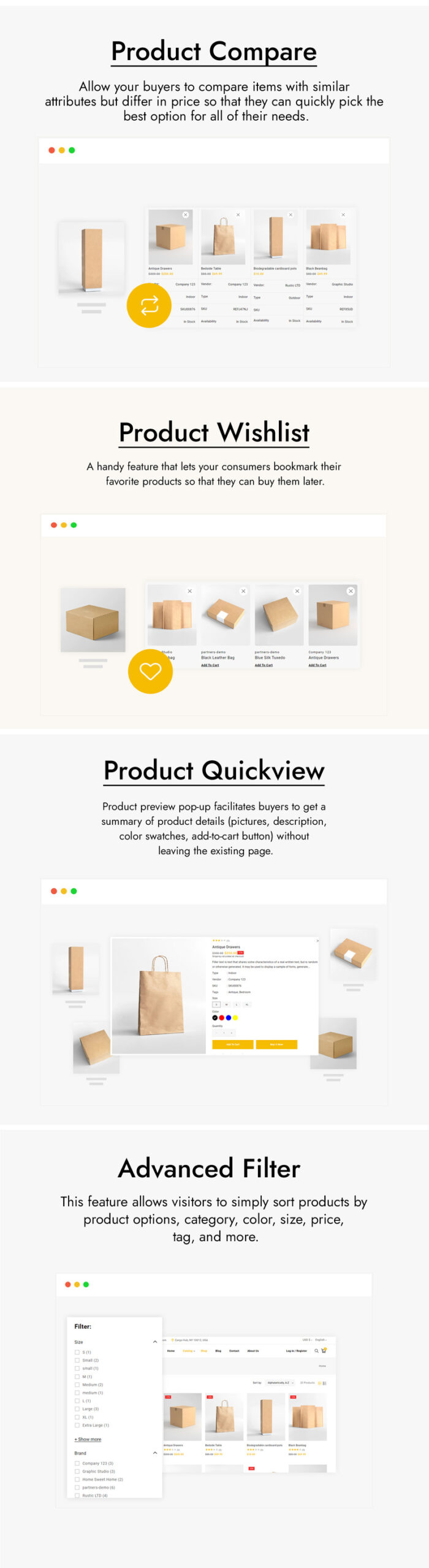 Portyard - Logistics and Transportation Shopify Theme - Features Image 2