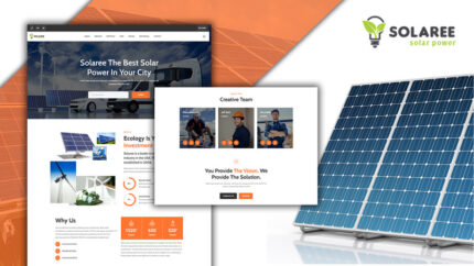 Solaree Wind & Solar Energy Landing Page HTML5 Template - Features Image 1