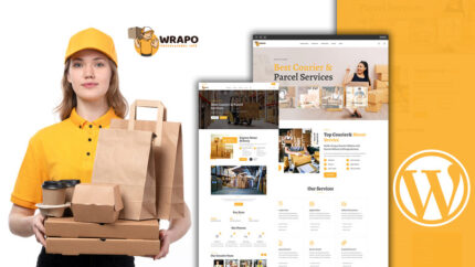 Wrapo Courier And Delivery Service WordPress Theme - Features Image 1