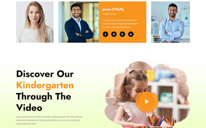 Jenry - Kindergarten & Pre School HTML5 Template - Features Image 1