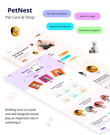 Petnest eCommerce HTML Website Template - Features Image 1