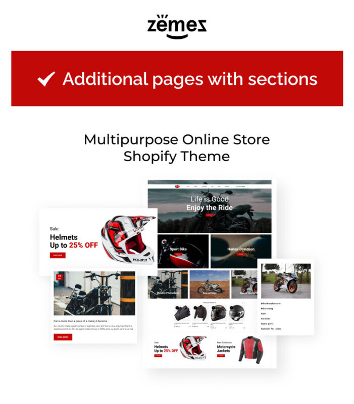 Mototab - Cars & Motorcycle Modern Shopify Theme - Features Image 1