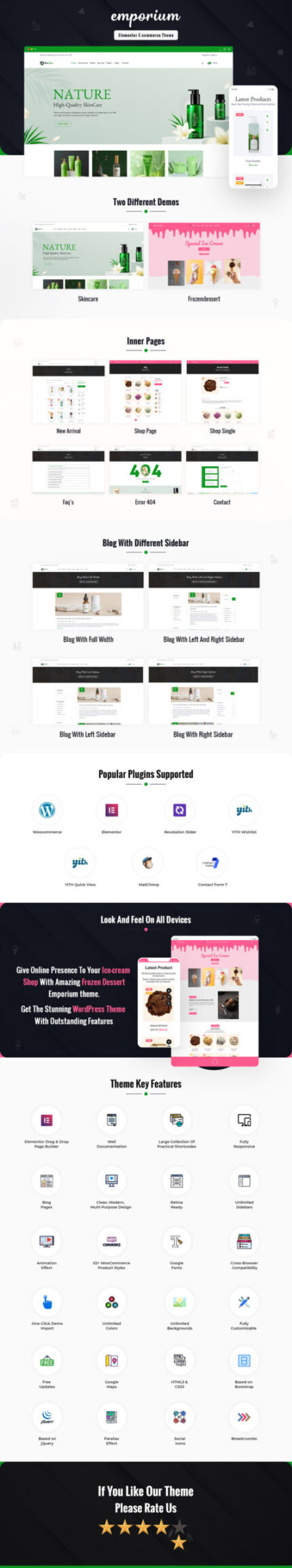 Emporium - Online Retail Store Elementor Woocommerce Theme - Features Image 1