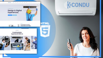 Candu Air conditioning Handyman Services HTML5 Website Template - Features Image 1