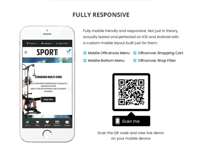 Sport - Theme for Sport Store WooCommerce Theme - Features Image 3