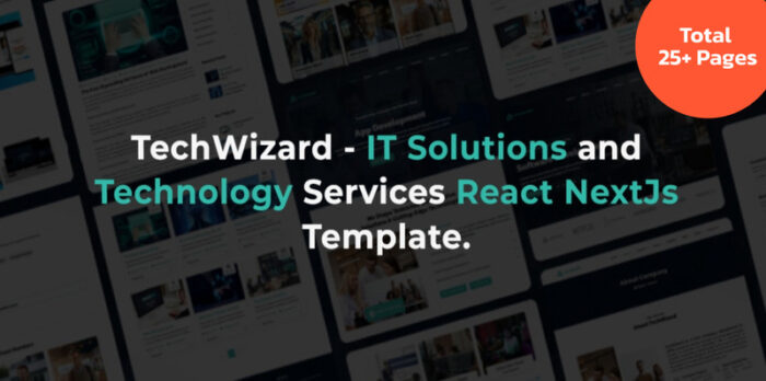 TechWizard - Next js IT Solutions Services and Technology React Template - Features Image 1