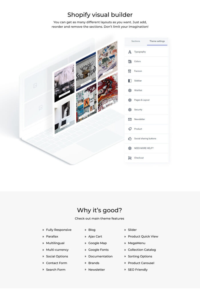 Artist - Art Gallery eCommerce Shopify Theme - Features Image 2