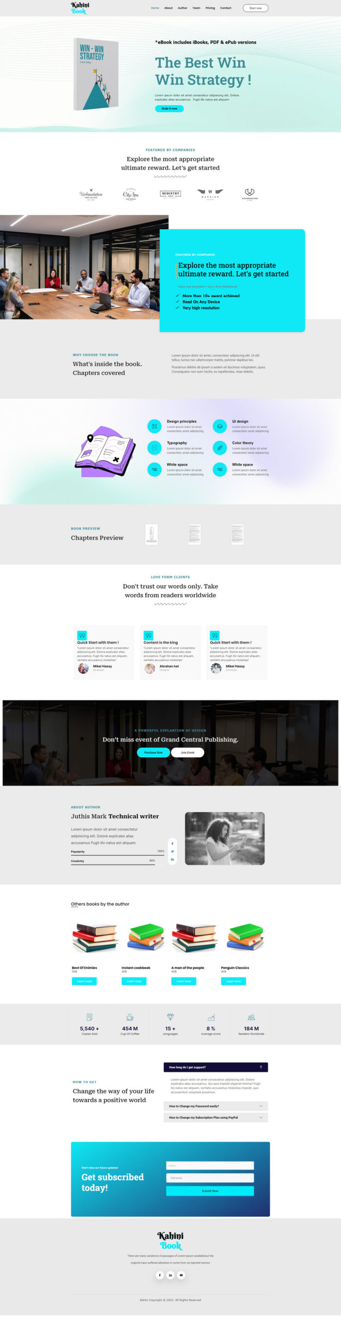 Kahini eBook Online Book Publisher Portfolio WordPress Theme - Features Image 1