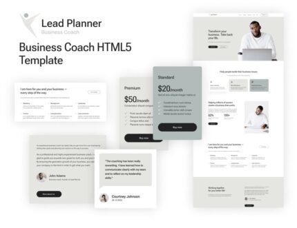 Lead Planner - Business Coach HTML5 Website Template - Features Image 1