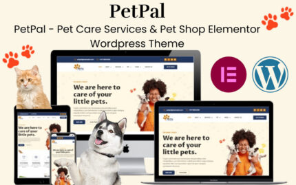 PetPal - Pet Care Services & Pet Shop Elementor WordPress Theme - Features Image 1