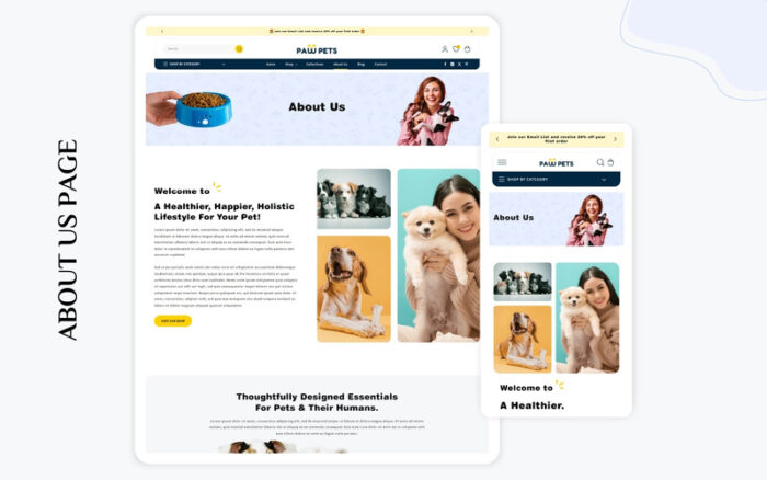 PawPets  - Best Shopify 2.0 Pets Theme - Features Image 4